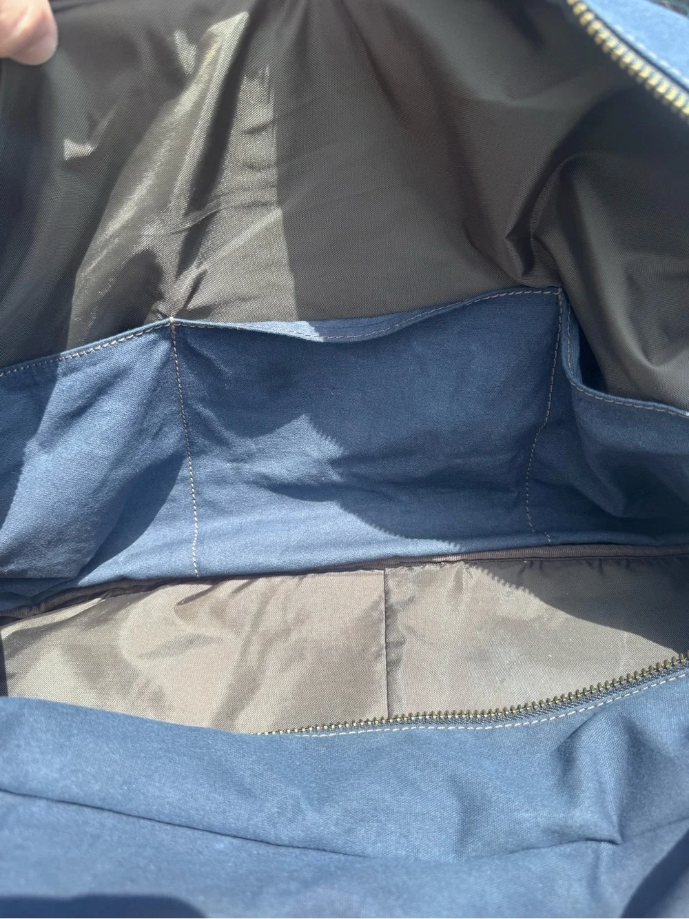 Will Leather Goods navy canvas